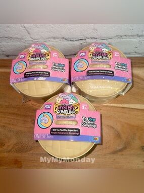 RMS Crazy Fun Purple Holographic Dumpling Squishy Bun Bundle